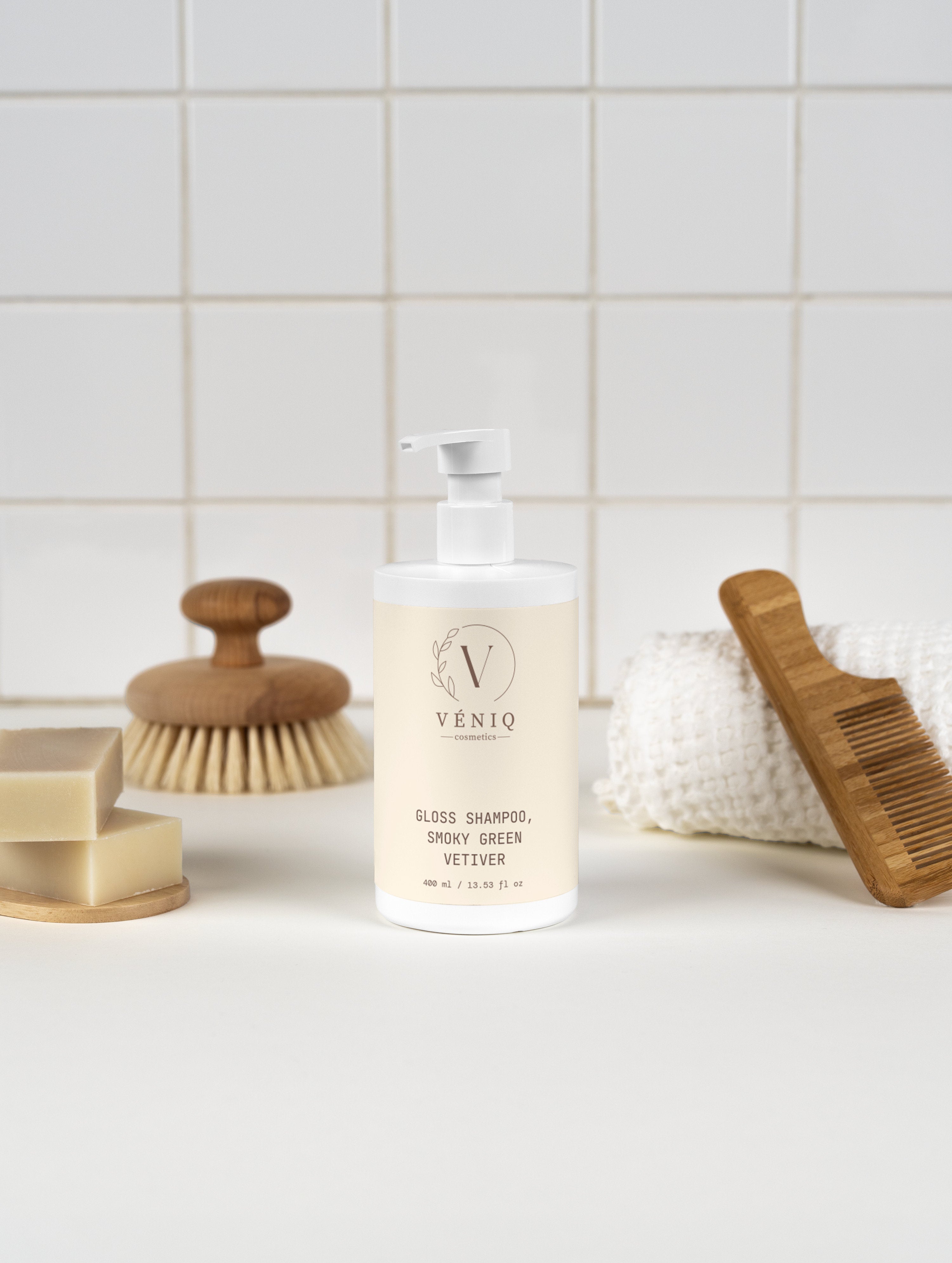 Gloss Shampoo, Smoky Green Vetiver
